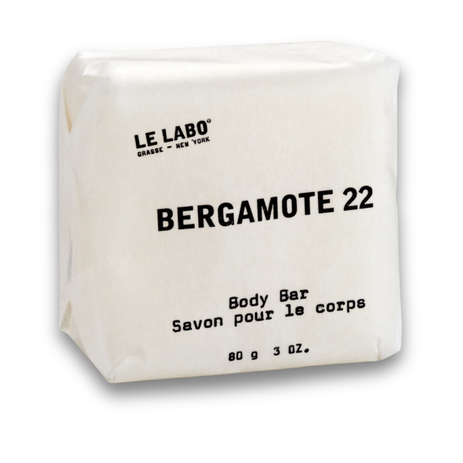 Le Labo Bergamote 22 Body Bar Soap Jumbo 3 oz Each NEW